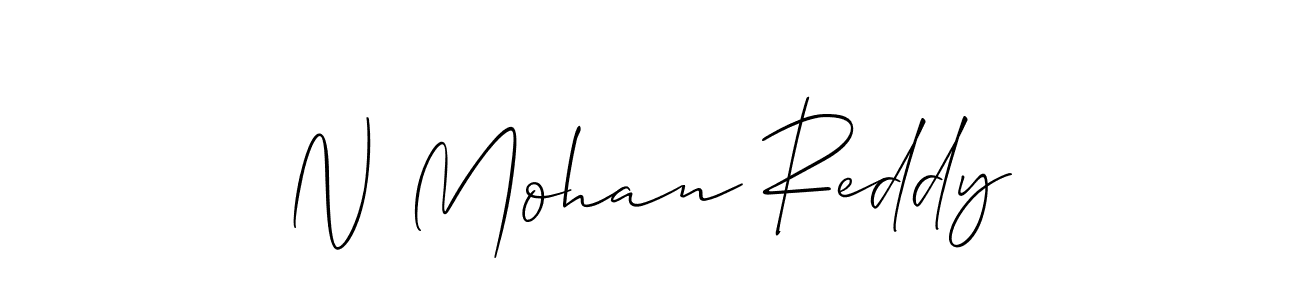 This is the best signature style for the N Mohan Reddy name. Also you like these signature font (Allison_Script). Mix name signature. N Mohan Reddy signature style 2 images and pictures png