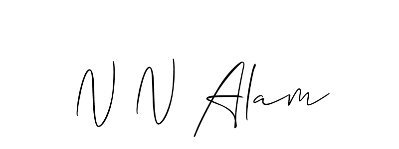 You can use this online signature creator to create a handwritten signature for the name N N Alam. This is the best online autograph maker. N N Alam signature style 2 images and pictures png