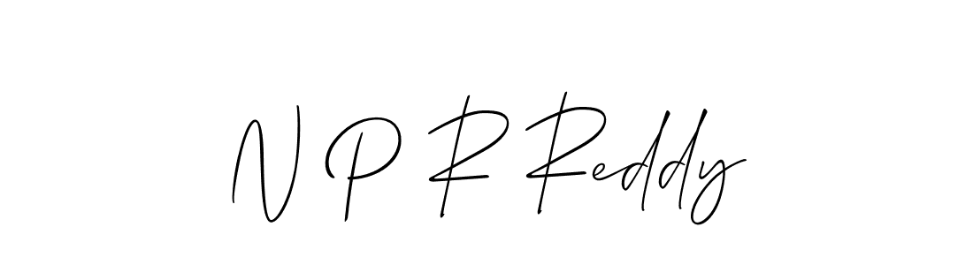 N P R Reddy stylish signature style. Best Handwritten Sign (Allison_Script) for my name. Handwritten Signature Collection Ideas for my name N P R Reddy. N P R Reddy signature style 2 images and pictures png