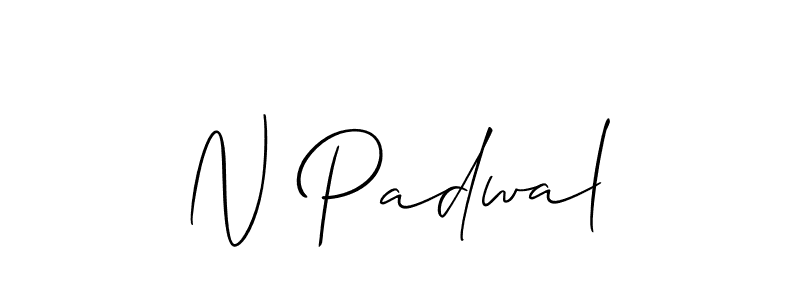 This is the best signature style for the N Padwal name. Also you like these signature font (Allison_Script). Mix name signature. N Padwal signature style 2 images and pictures png