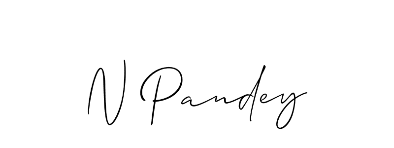 Once you've used our free online signature maker to create your best signature Allison_Script style, it's time to enjoy all of the benefits that N Pandey name signing documents. N Pandey signature style 2 images and pictures png