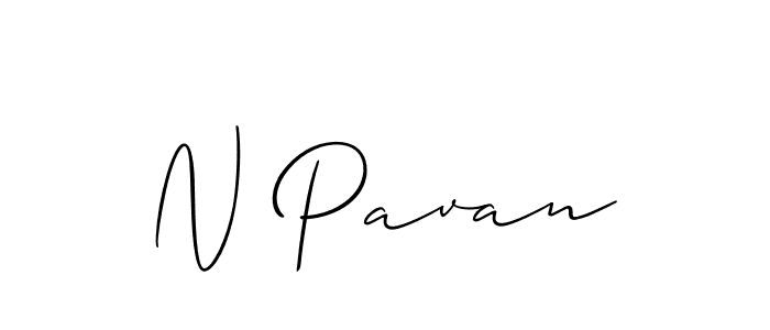 Also You can easily find your signature by using the search form. We will create N Pavan name handwritten signature images for you free of cost using Allison_Script sign style. N Pavan signature style 2 images and pictures png