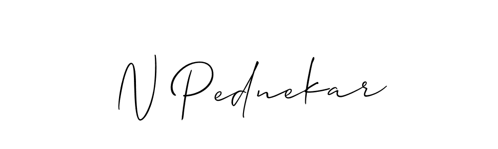 Once you've used our free online signature maker to create your best signature Allison_Script style, it's time to enjoy all of the benefits that N Pednekar name signing documents. N Pednekar signature style 2 images and pictures png