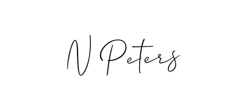 Once you've used our free online signature maker to create your best signature Allison_Script style, it's time to enjoy all of the benefits that N Peters name signing documents. N Peters signature style 2 images and pictures png