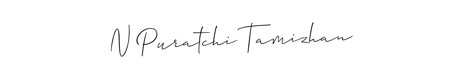 Once you've used our free online signature maker to create your best signature Allison_Script style, it's time to enjoy all of the benefits that N Puratchi Tamizhan name signing documents. N Puratchi Tamizhan signature style 2 images and pictures png
