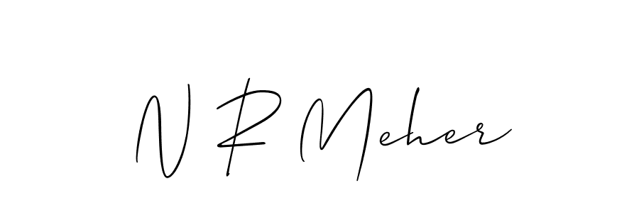 You can use this online signature creator to create a handwritten signature for the name N R Meher. This is the best online autograph maker. N R Meher signature style 2 images and pictures png