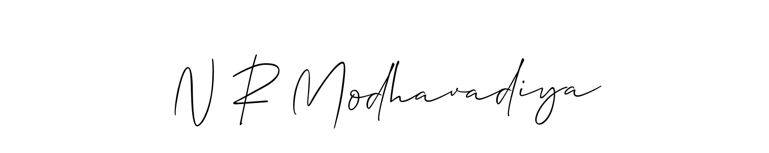 Once you've used our free online signature maker to create your best signature Allison_Script style, it's time to enjoy all of the benefits that N R Modhavadiya name signing documents. N R Modhavadiya signature style 2 images and pictures png