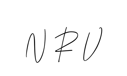 It looks lik you need a new signature style for name N R V. Design unique handwritten (Allison_Script) signature with our free signature maker in just a few clicks. N R V signature style 2 images and pictures png