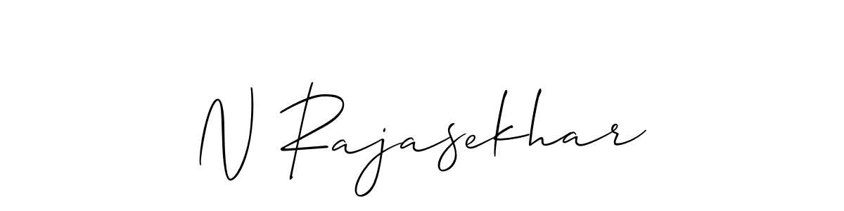 How to Draw N Rajasekhar signature style? Allison_Script is a latest design signature styles for name N Rajasekhar. N Rajasekhar signature style 2 images and pictures png