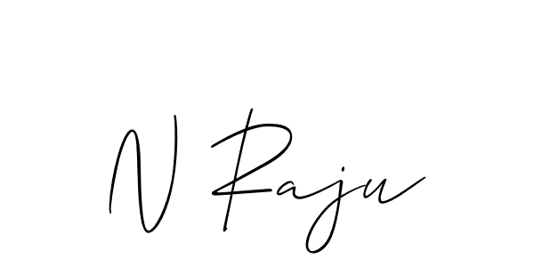 It looks lik you need a new signature style for name N Raju. Design unique handwritten (Allison_Script) signature with our free signature maker in just a few clicks. N Raju signature style 2 images and pictures png