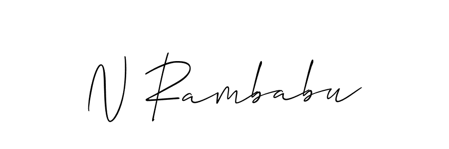 Here are the top 10 professional signature styles for the name N Rambabu. These are the best autograph styles you can use for your name. N Rambabu signature style 2 images and pictures png