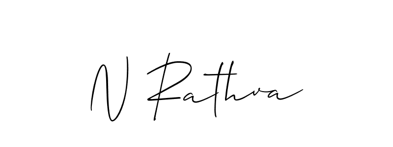 How to Draw N Rathva signature style? Allison_Script is a latest design signature styles for name N Rathva. N Rathva signature style 2 images and pictures png