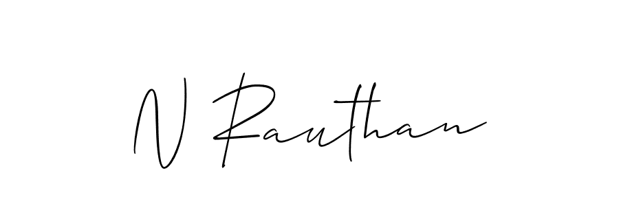 Here are the top 10 professional signature styles for the name N Rauthan. These are the best autograph styles you can use for your name. N Rauthan signature style 2 images and pictures png