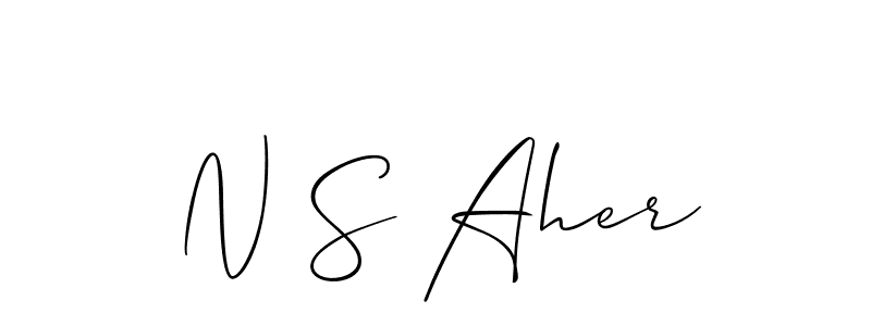 See photos of N S Aher official signature by Spectra . Check more albums & portfolios. Read reviews & check more about Allison_Script font. N S Aher signature style 2 images and pictures png