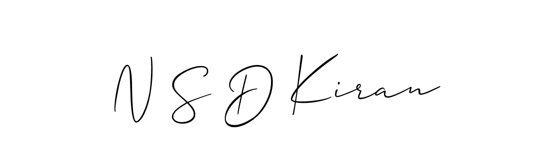 Once you've used our free online signature maker to create your best signature Allison_Script style, it's time to enjoy all of the benefits that N S D Kiran name signing documents. N S D Kiran signature style 2 images and pictures png
