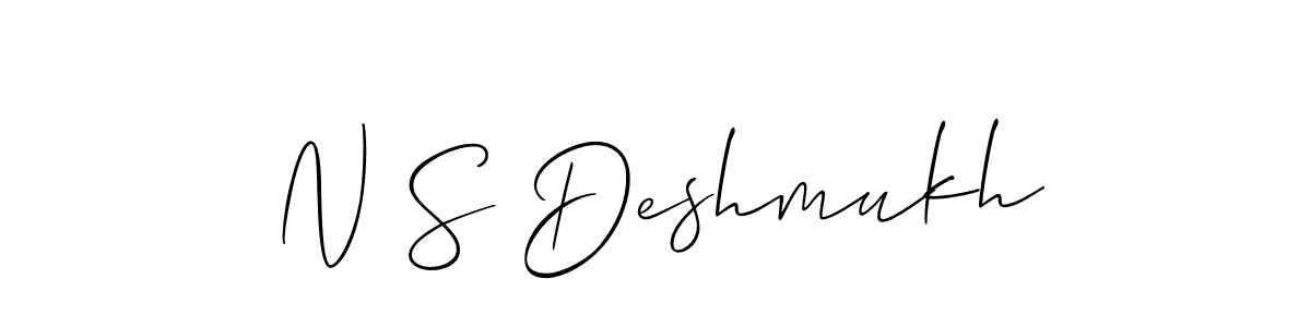 See photos of N S Deshmukh official signature by Spectra . Check more albums & portfolios. Read reviews & check more about Allison_Script font. N S Deshmukh signature style 2 images and pictures png