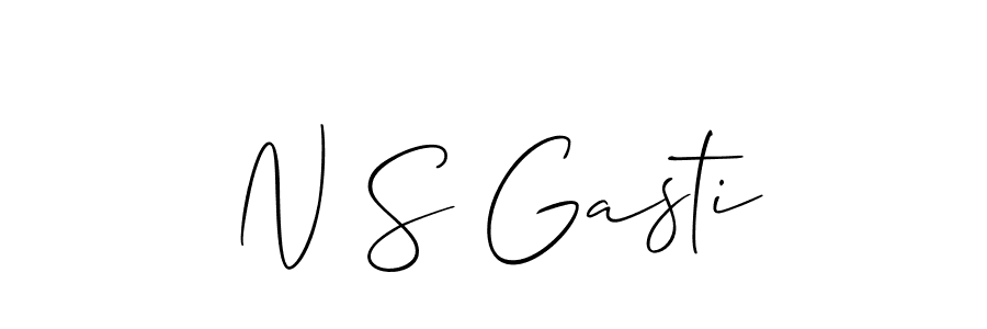 Once you've used our free online signature maker to create your best signature Allison_Script style, it's time to enjoy all of the benefits that N S Gasti name signing documents. N S Gasti signature style 2 images and pictures png