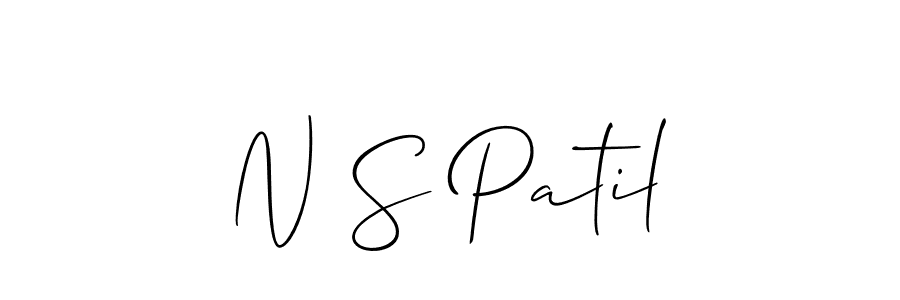 Similarly Allison_Script is the best handwritten signature design. Signature creator online .You can use it as an online autograph creator for name N S Patil. N S Patil signature style 2 images and pictures png