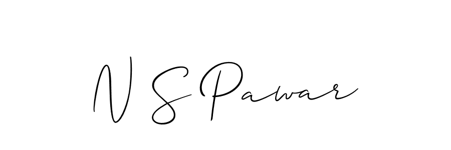 Design your own signature with our free online signature maker. With this signature software, you can create a handwritten (Allison_Script) signature for name N S Pawar. N S Pawar signature style 2 images and pictures png