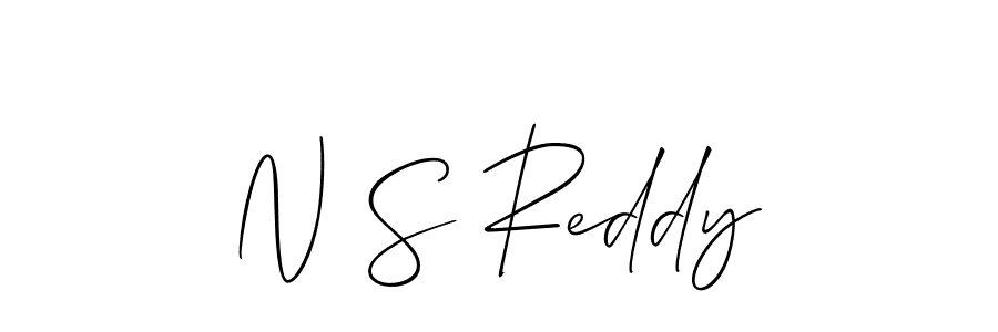 Design your own signature with our free online signature maker. With this signature software, you can create a handwritten (Allison_Script) signature for name N S Reddy. N S Reddy signature style 2 images and pictures png