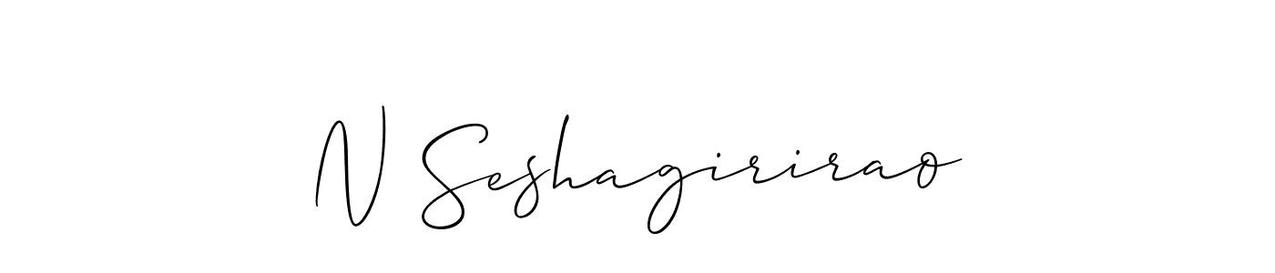 N Seshagirirao stylish signature style. Best Handwritten Sign (Allison_Script) for my name. Handwritten Signature Collection Ideas for my name N Seshagirirao. N Seshagirirao signature style 2 images and pictures png