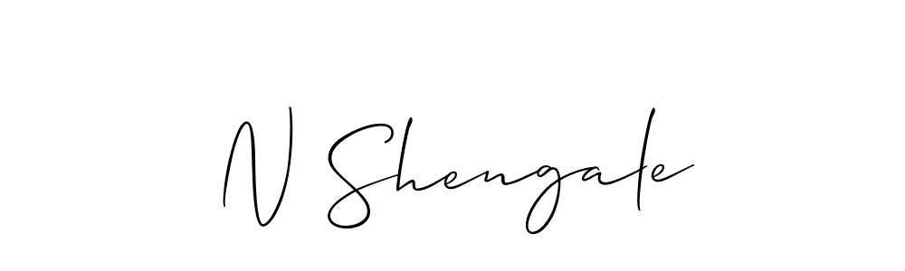Here are the top 10 professional signature styles for the name N Shengale. These are the best autograph styles you can use for your name. N Shengale signature style 2 images and pictures png