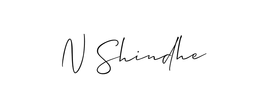 It looks lik you need a new signature style for name N Shindhe. Design unique handwritten (Allison_Script) signature with our free signature maker in just a few clicks. N Shindhe signature style 2 images and pictures png