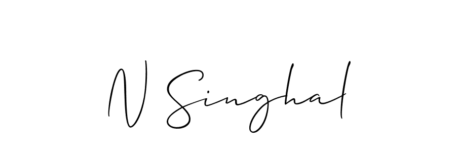This is the best signature style for the N Singhal name. Also you like these signature font (Allison_Script). Mix name signature. N Singhal signature style 2 images and pictures png