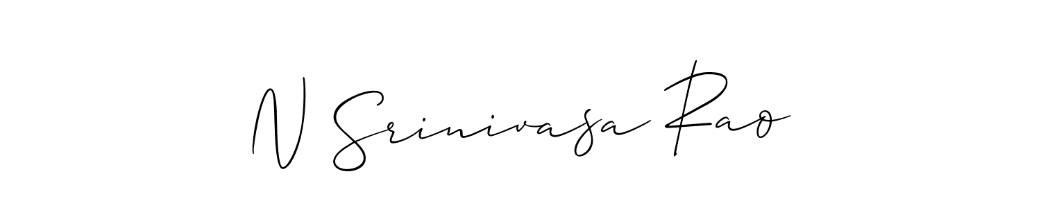 Make a beautiful signature design for name N Srinivasa Rao. Use this online signature maker to create a handwritten signature for free. N Srinivasa Rao signature style 2 images and pictures png