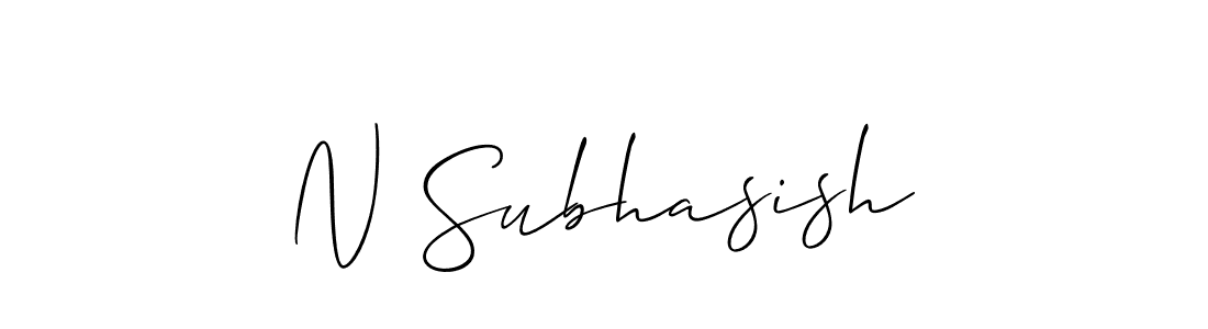 See photos of N Subhasish official signature by Spectra . Check more albums & portfolios. Read reviews & check more about Allison_Script font. N Subhasish signature style 2 images and pictures png