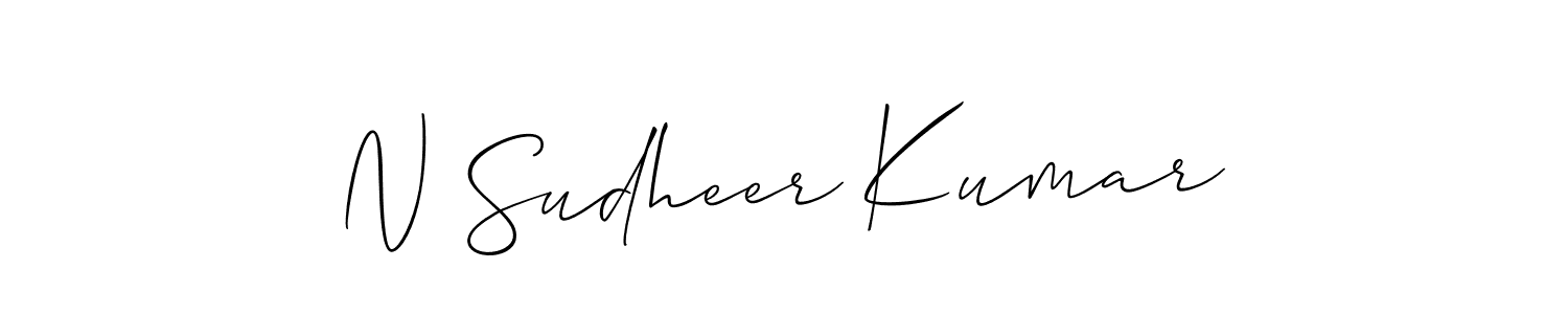 Check out images of Autograph of N Sudheer Kumar name. Actor N Sudheer Kumar Signature Style. Allison_Script is a professional sign style online. N Sudheer Kumar signature style 2 images and pictures png