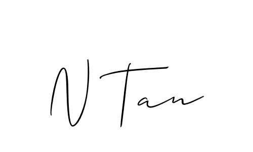 Make a beautiful signature design for name N Tan. Use this online signature maker to create a handwritten signature for free. N Tan signature style 2 images and pictures png