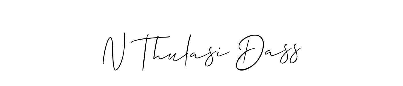 You can use this online signature creator to create a handwritten signature for the name N Thulasi Dass. This is the best online autograph maker. N Thulasi Dass signature style 2 images and pictures png