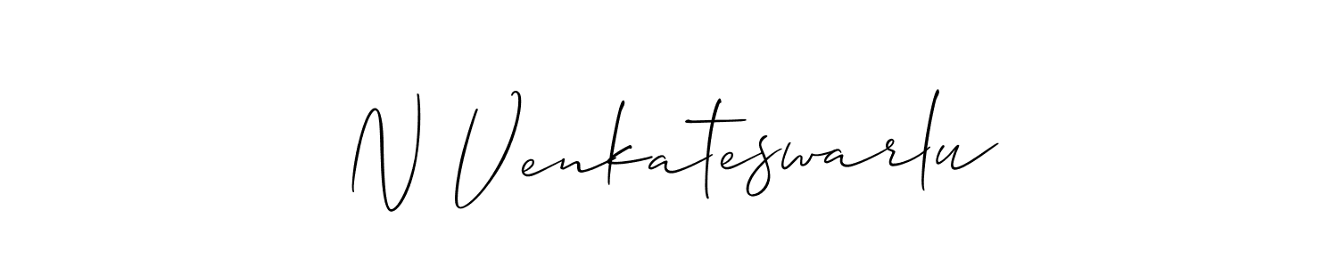 if you are searching for the best signature style for your name N Venkateswarlu. so please give up your signature search. here we have designed multiple signature styles  using Allison_Script. N Venkateswarlu signature style 2 images and pictures png