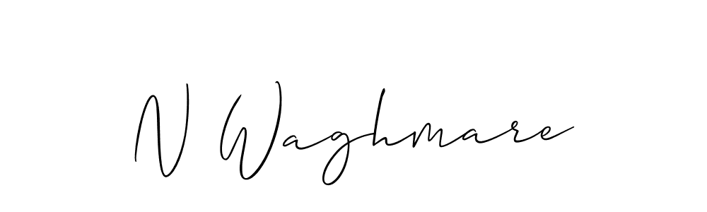Make a short N Waghmare signature style. Manage your documents anywhere anytime using Allison_Script. Create and add eSignatures, submit forms, share and send files easily. N Waghmare signature style 2 images and pictures png
