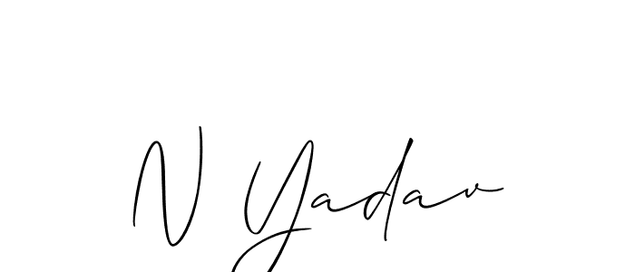 Check out images of Autograph of N Yadav name. Actor N Yadav Signature Style. Allison_Script is a professional sign style online. N Yadav signature style 2 images and pictures png