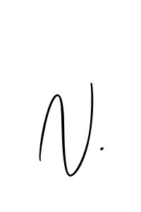 Make a beautiful signature design for name N.. With this signature (Allison_Script) style, you can create a handwritten signature for free. N. signature style 2 images and pictures png