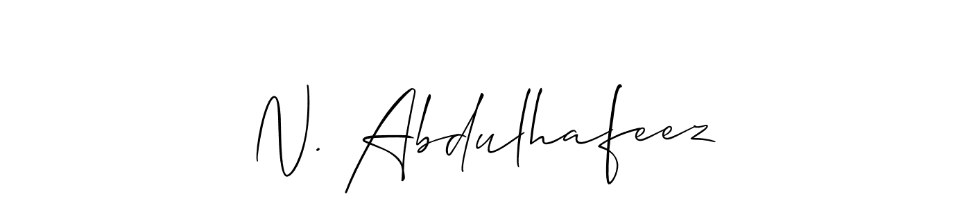 You can use this online signature creator to create a handwritten signature for the name N. Abdulhafeez. This is the best online autograph maker. N. Abdulhafeez signature style 2 images and pictures png