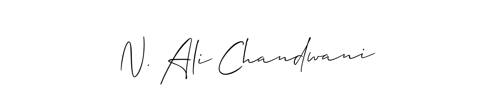 Similarly Allison_Script is the best handwritten signature design. Signature creator online .You can use it as an online autograph creator for name N. Ali Chandwani. N. Ali Chandwani signature style 2 images and pictures png