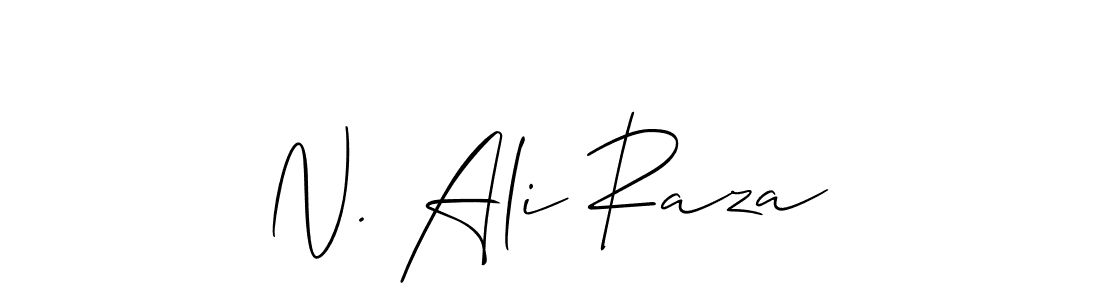 Make a beautiful signature design for name N. Ali Raza. Use this online signature maker to create a handwritten signature for free. N. Ali Raza signature style 2 images and pictures png