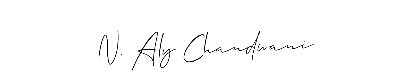 Check out images of Autograph of N. Aly Chandwani name. Actor N. Aly Chandwani Signature Style. Allison_Script is a professional sign style online. N. Aly Chandwani signature style 2 images and pictures png