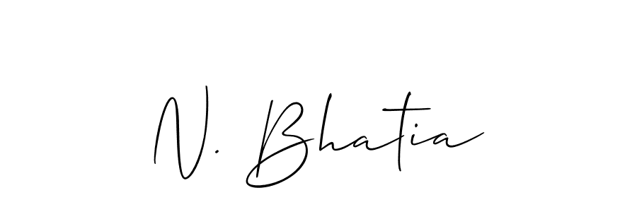 See photos of N. Bhatia official signature by Spectra . Check more albums & portfolios. Read reviews & check more about Allison_Script font. N. Bhatia signature style 2 images and pictures png