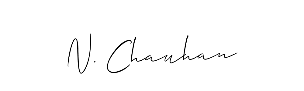 It looks lik you need a new signature style for name N. Chauhan. Design unique handwritten (Allison_Script) signature with our free signature maker in just a few clicks. N. Chauhan signature style 2 images and pictures png