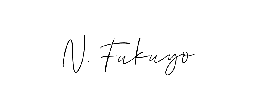 Similarly Allison_Script is the best handwritten signature design. Signature creator online .You can use it as an online autograph creator for name N. Fukuyo. N. Fukuyo signature style 2 images and pictures png