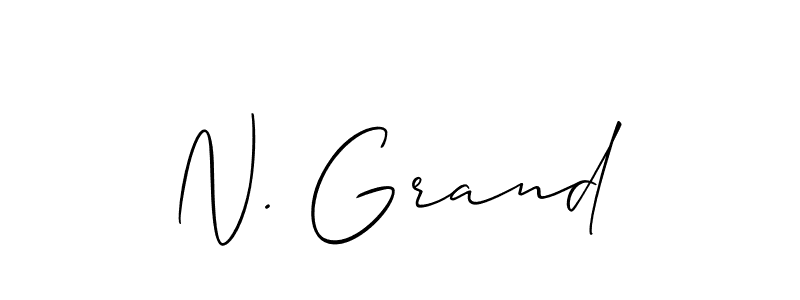 Best and Professional Signature Style for N. Grand. Allison_Script Best Signature Style Collection. N. Grand signature style 2 images and pictures png