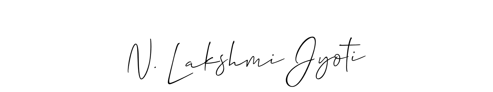 Here are the top 10 professional signature styles for the name N. Lakshmi Jyoti. These are the best autograph styles you can use for your name. N. Lakshmi Jyoti signature style 2 images and pictures png