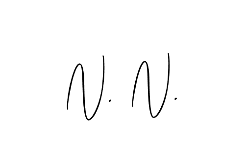 N. N. stylish signature style. Best Handwritten Sign (Allison_Script) for my name. Handwritten Signature Collection Ideas for my name N. N.. N. N. signature style 2 images and pictures png