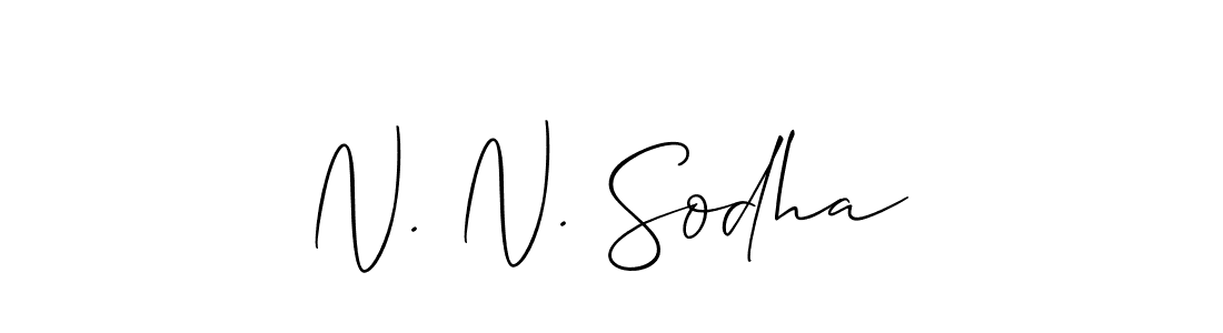 How to Draw N. N. Sodha signature style? Allison_Script is a latest design signature styles for name N. N. Sodha. N. N. Sodha signature style 2 images and pictures png