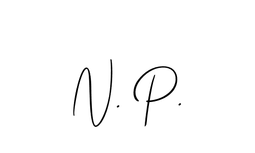 if you are searching for the best signature style for your name N. P.. so please give up your signature search. here we have designed multiple signature styles  using Allison_Script. N. P. signature style 2 images and pictures png