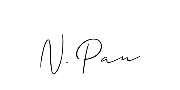 How to Draw N. Pan signature style? Allison_Script is a latest design signature styles for name N. Pan. N. Pan signature style 2 images and pictures png